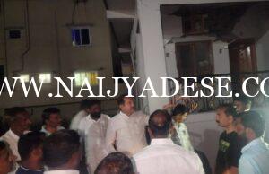 ಸಿಲಿಂಡರ್ ಸ್ಪೋಟ: ಸ್ಥಳಕ್ಕೆ ಶಾಸಕ ಅಪ್ಪಾಜಿ ನಾಡಗೌಡ ಭೇಟಿ